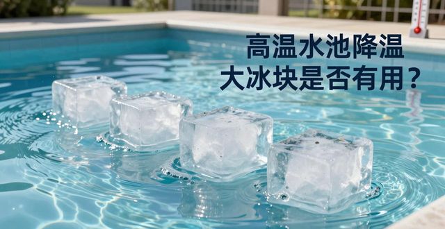 沈阳高温水池降温大冰块，到底管不管用？